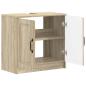Preview: Waschbeckenschrank UTRECHT Sonoma-Eiche 59,5 x 31,5 x 59 cm