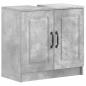 Preview: Waschbeckenschrank UTRECHT Betongrau 59,5 x 31,5 x 59 cm