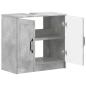 Preview: Waschbeckenschrank UTRECHT Betongrau 59,5 x 31,5 x 59 cm