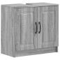 Preview: ARDEBO.de - Waschbeckenschrank UTRECHT Sonoma-Grau 59,5 x 31,5 x 59 cm