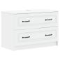 Preview: Waschbeckenschrank UTRECHT Weiß 82 x 41 x 56 cm Holzwerkstoff