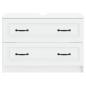 Preview: Waschbeckenschrank UTRECHT Weiß 82 x 41 x 56 cm Holzwerkstoff