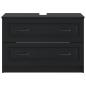 Preview: Waschbeckenschrank UTRECHT Schwarz 82 x 41 x 56 cm