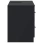 Preview: Waschbeckenschrank UTRECHT Schwarz 82 x 41 x 56 cm