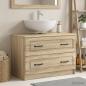 Preview: ARDEBO.de - Waschbeckenschrank UTRECHT Sonoma-Eiche 82 x 41 x 56 cm