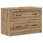 Preview: ARDEBO.de - Waschbeckenschrank UTRECHT Artisan-Eiche 82 x 41 x 56 cm