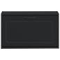 Preview: Wandmontierter Schuhschrank UTRECHT 71 x 17 x 43 cm Schwarz