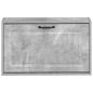 Preview: Wandmontierter Schuhschrank UTRECHT 71 x 17 x 43 cm Betongrau