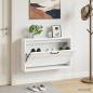 Preview: ARDEBO.de - Wandmontierter Schuhschrank UTRECHT 71 x 17 x 43 cm