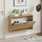 Preview: ARDEBO.de - Wandmontierter Schuhschrank UTRECHT 71 x 17 x 43 cm