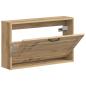 Preview: Wandmontierter Schuhschrank UTRECHT 71 x 17 x 43 cm