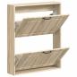 Preview: Wandmontierter Schuhschrank UTRECHT 71 x 17 x 86 cm