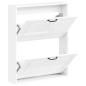 Preview: Wandmontierter Schuhschrank UTRECHT 71 x 17 x 86 cm