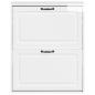 Preview: Wandmontierter Schuhschrank UTRECHT 71 x 17 x 86 cm