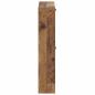 Preview: Wandmontierter Schuhschrank UTRECHT 71 x 17 x 86 cm Altholz