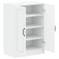 Preview: Schuhschrank UTRECHT 59,5 x 39,5 x 87 cm Holzwerkstoff Weiß