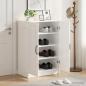 Preview: ARDEBO.de - Schuhschrank UTRECHT 59,5 x 39,5 x 87 cm Holzwerkstoff