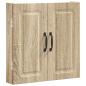 Preview: Dartboard Schrank UTRECHT Sonoma-Eiche 52,5 x 10,5 x 53,5 cm