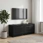 Preview: ARDEBO.de - TV-Schrank Schwarz Holzwerkstoff