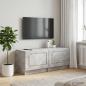 Preview: ARDEBO.de - TV-Schrank Betongrau Holzwerkstoff