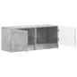 Preview: TV-Schrank Betongrau Holzwerkstoff