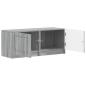 Preview: TV-Schrank Sonoma-Grau Holzwerkstoff