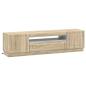 Preview: LED-TV-Schrank Sonoma-Eiche Holzwerkstoff