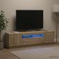 Preview: LED-TV-Schrank Sonoma-Eiche Holzwerkstoff