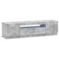 Preview: LED-TV-Schrank Betongrau Holzwerkstoff