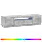 Preview: LED-TV-Schrank Betongrau Holzwerkstoff