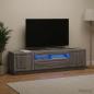 Preview: LED-TV-Schrank Sonoma-Grau Holzwerkstoff