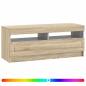 Preview: LED-TV-Schrank Sonoma-Eiche Holzwerkstoff