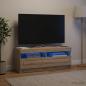 Preview: LED-TV-Schrank Sonoma-Eiche Holzwerkstoff