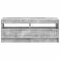 Preview: LED-TV-Schrank Betongrau Holzwerkstoff