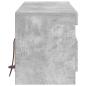 Preview: LED-TV-Schrank Betongrau Holzwerkstoff