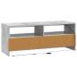 Preview: LED-TV-Schrank Betongrau Holzwerkstoff