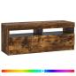 Preview: LED-TV-Schrank Raucheiche Holzwerkstoff