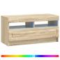 Preview: LED-TV-Schrank Sonoma-Eiche Holzwerkstoff