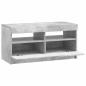 Preview: LED-TV-Schrank Betongrau Holzwerkstoff