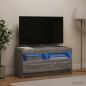 Preview: LED-TV-Schrank Sonoma-Grau Holzwerkstoff