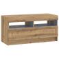 Preview: LED-TV-Schrank Artisan-Eiche Holzwerkstoff