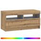 Preview: LED-TV-Schrank Artisan-Eiche Holzwerkstoff