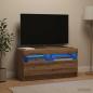 Preview: LED-TV-Schrank Artisan-Eiche Holzwerkstoff