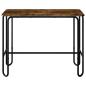 Preview: Esstisch 100 x 50 x 75 cm Holzwerkstoff Ger?ucherte Eiche