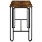 Preview: Esstisch 100 x 50 x 75 cm Holzwerkstoff Ger?ucherte Eiche