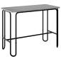 Preview: Esstisch 100 x 50 x 75 cm Holzwerkstoff Grau Sonoma