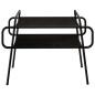 Preview: Couchtisch Schwarze Eiche 70 x 50 x 51 cm Holzwerkstoff