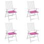 Preview: Gartenstuhl-Kissen 4 Stk. Rosa 50x50x3 cm Stoff