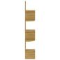 Preview: Wand-Eckregal Sonoma-Eiche 19x19x123 cm Holzwerkstoff
