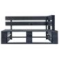 Preview: Outdoor-Eckbank Paletten Holz Schwarz
